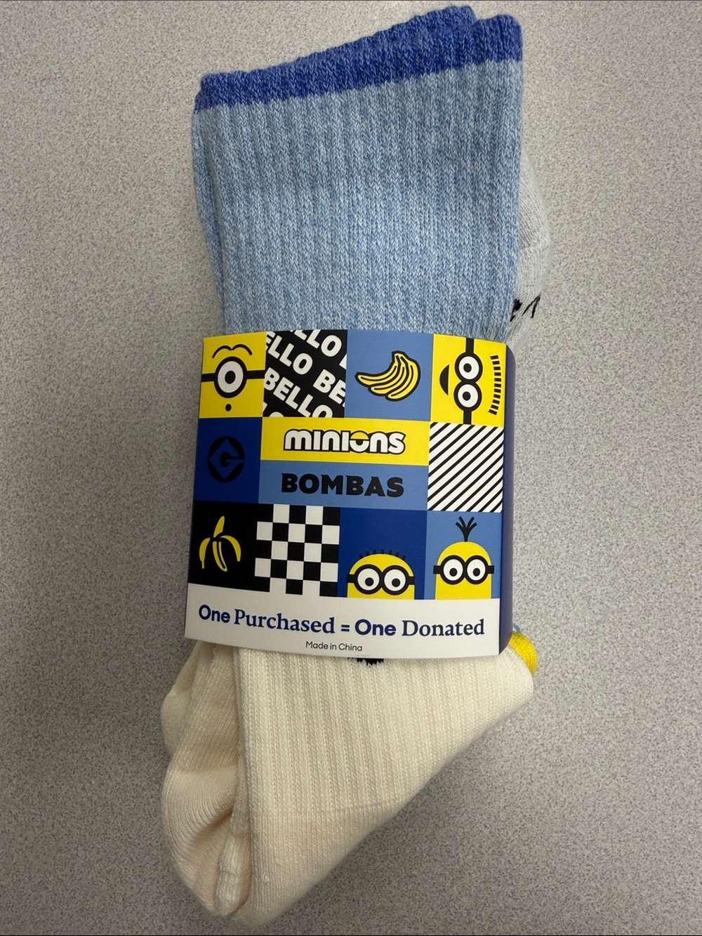 Minions Bombas - calf/crew, 4 Pack - Picture 2 of 5